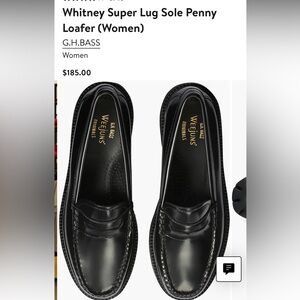 G.H. Bass Weejuns Women's Black Penny Loafers